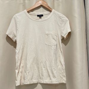 Jcrew cream tee